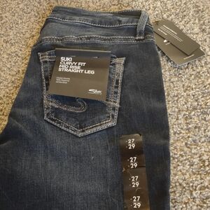 NWT Silver Jeans Co. Suki Curvy Fit Mid Rise Jeans
